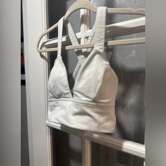 Lululemon Sweat Your Heart Out Bra-White - Picture 4 of 10